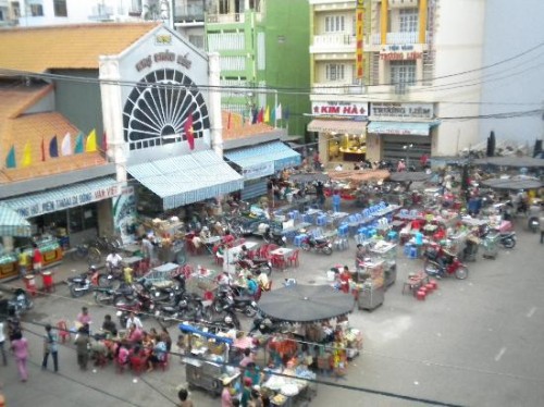 Trung Nguyen Hotel Review from balcony