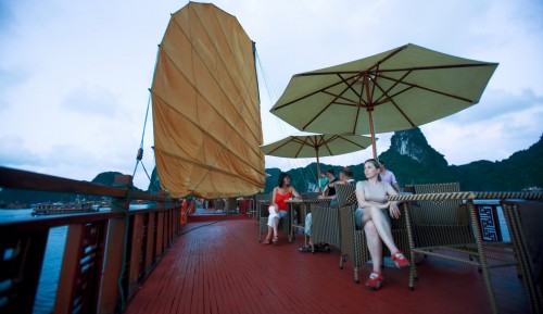 Sundeck of Phoenix cruise