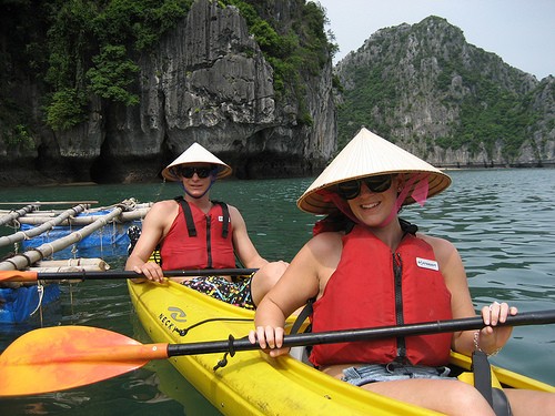 Kayaking in Lan Ha bay