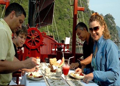 Seafood in Halong bay