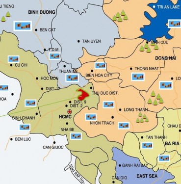 Ho Chi Minh city map