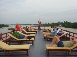 Le Cochinchine cruise - Sundeck