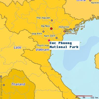 Cuc Phuong national park map