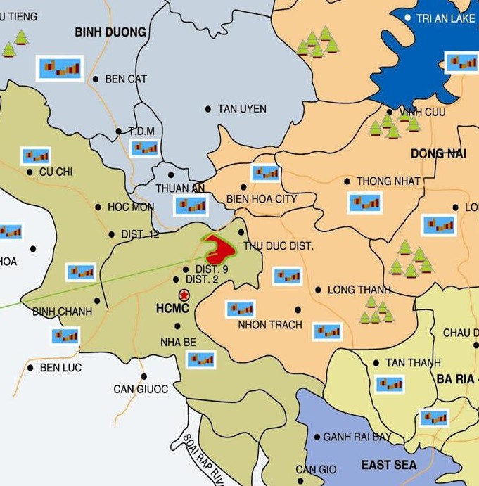 Saigon city map