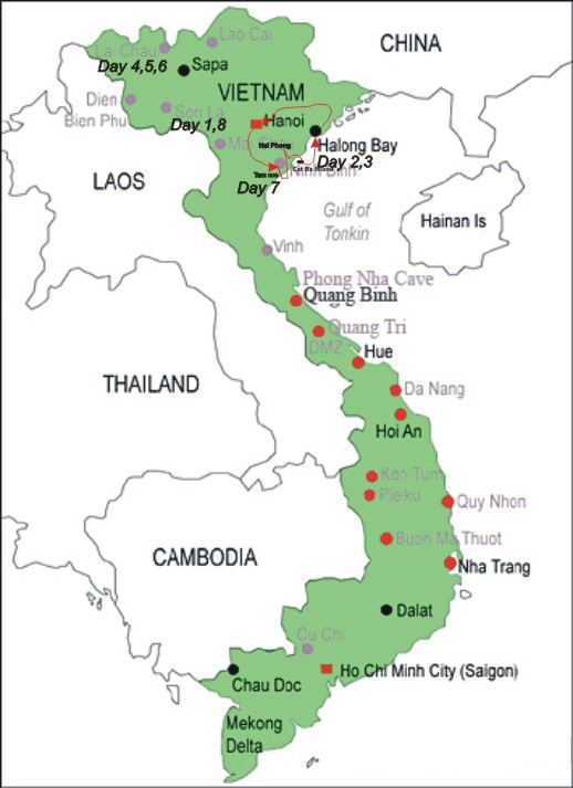 North Vietnam package tour 5 days